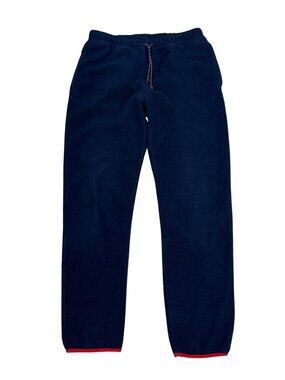 Patagonia Synchilla Sweatpants Men Small Navy Blue Snap T Pants Sherpa Joggers F